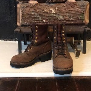 Women’s Chippewa Logger Boots. Size 6M